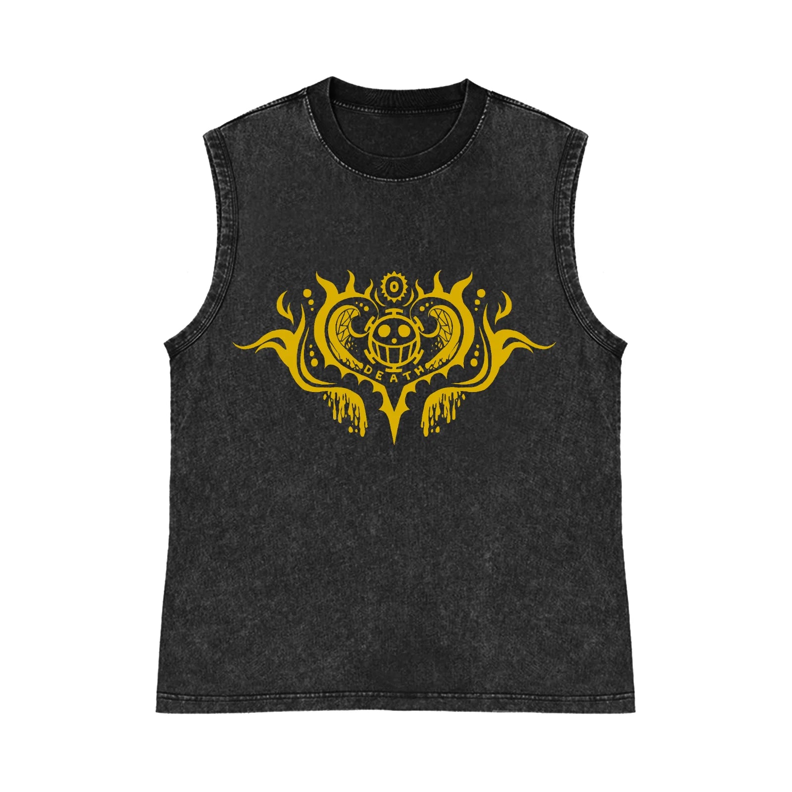 Camiseta Sin Mangas One Piece Vintage – Tank Top Streetwear Oversize Unisex