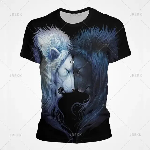 Camiseta Yin Yang Streetwear – Diseño Tai Chi Cósmico