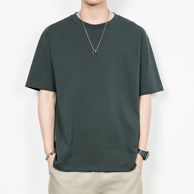Camiseta Oversized Heavy Cotton 260GSM – Streetwear Premium