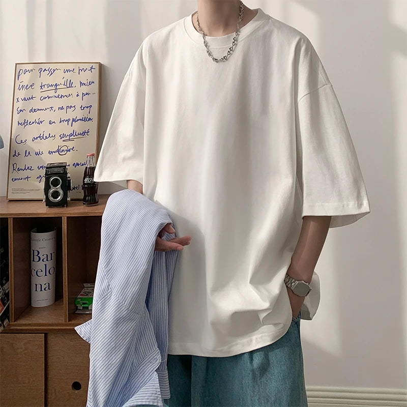 Camiseta Oversized Premium 260GSM – Streetwear Unisex