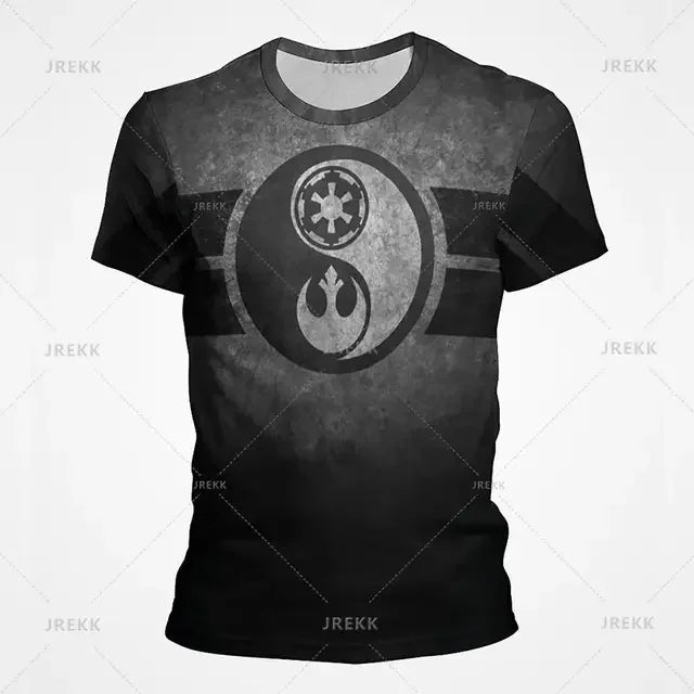 Camiseta Yin Yang Streetwear – Diseño Tai Chi Cósmico